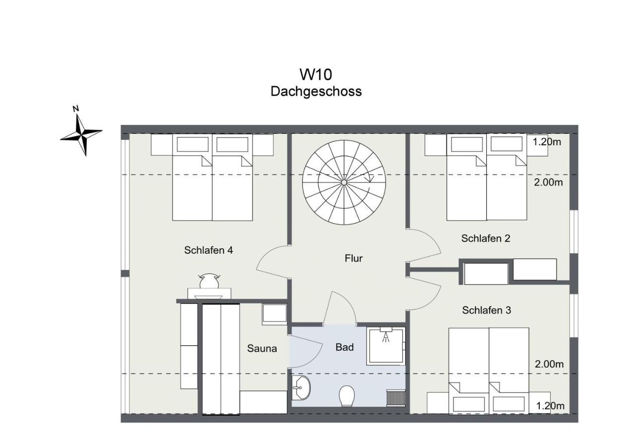 Ferienhaus Wiesengefluester W10 - Mit Sauna, Kamin Und Garten เรอเบล ภายนอก รูปภาพ