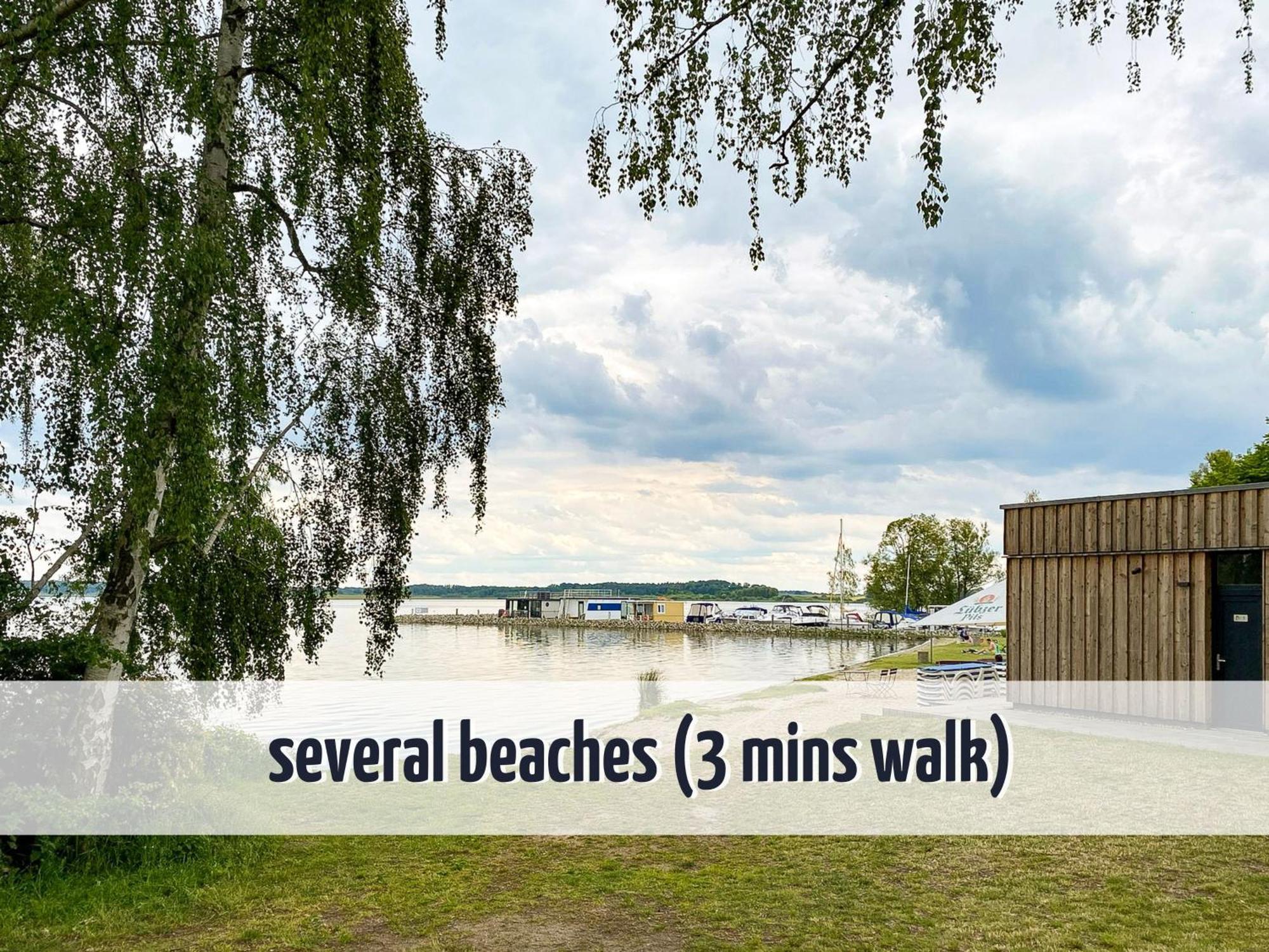 Ferienhaus Wiesengefluester W10 - Mit Sauna, Kamin Und Garten เรอเบล ภายนอก รูปภาพ